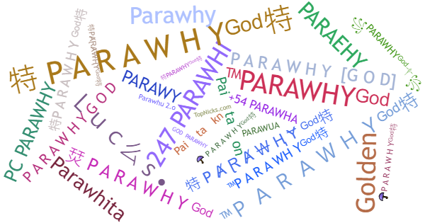 Никнеймы для PARAWHYGOD