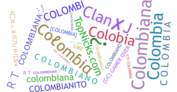 Никнеймы для Colombia