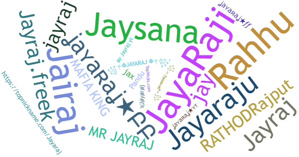 Никнеймы для Jayaraj