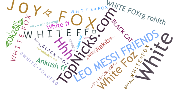 Никнеймы для WhiteFox