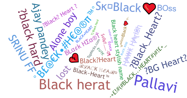 Никнеймы для Blackheart