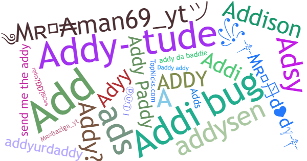 Никнеймы для Addy