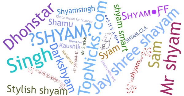 Никнеймы для Shyam