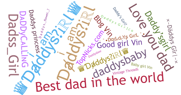 Никнеймы для Daddysgirl