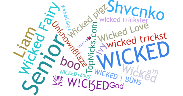 Никнеймы для Wicked