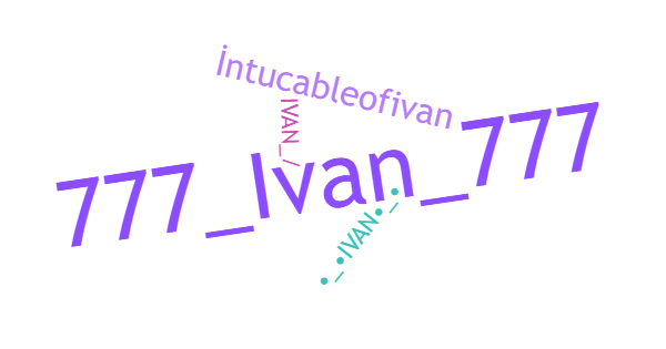 Никнеймы для Ivan