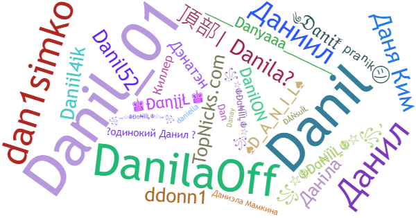 Никнеймы для Daniil