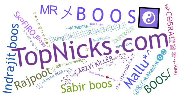 Никнеймы для BoOs