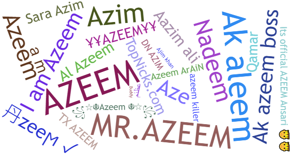 Никнеймы для Azeem