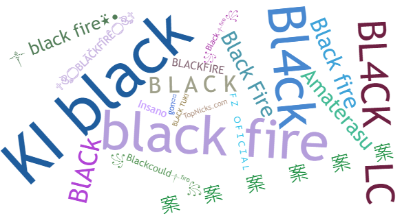 Никнеймы для BlackFire