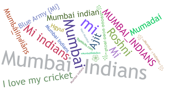 Никнеймы для MumbaiIndians