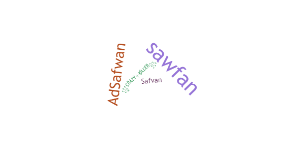 Никнеймы для Safwan