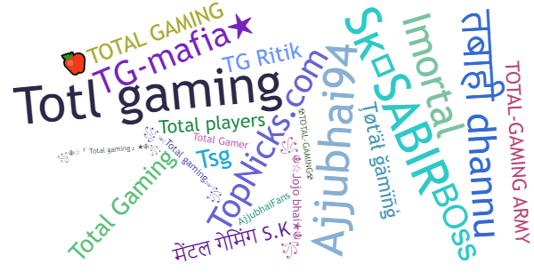 Никнеймы для ToTalGAMING