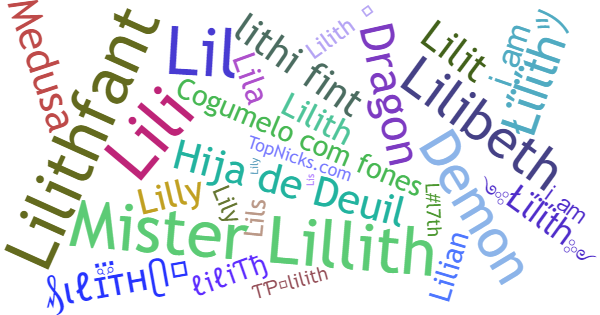 Никнеймы для Lilith