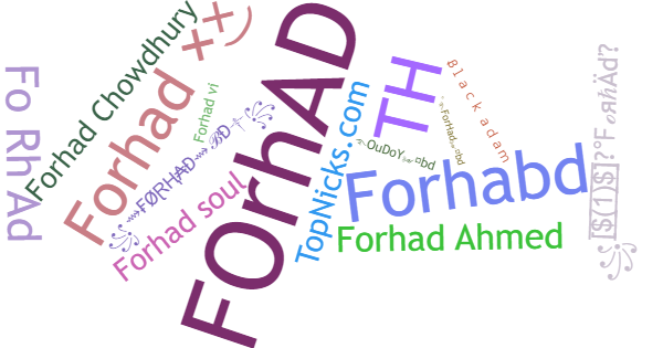 Никнеймы для Forhad