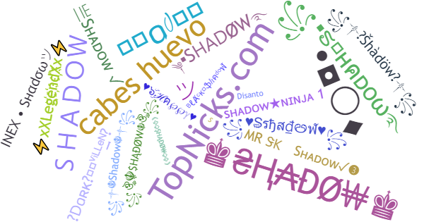 Никнеймы для Shadow