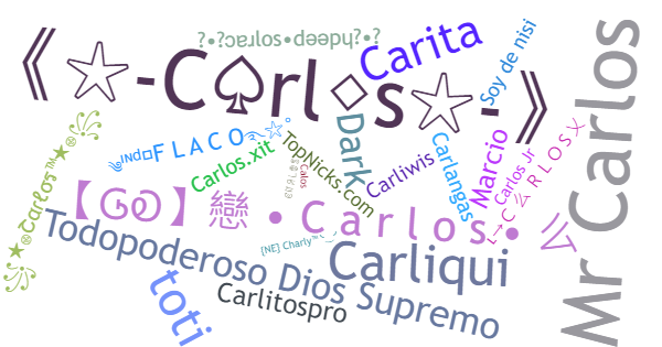 Никнеймы для Carlos