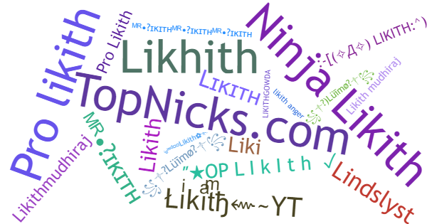 Никнеймы для Likith