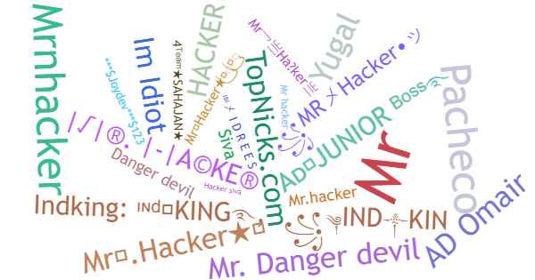 Никнеймы для MrHacker