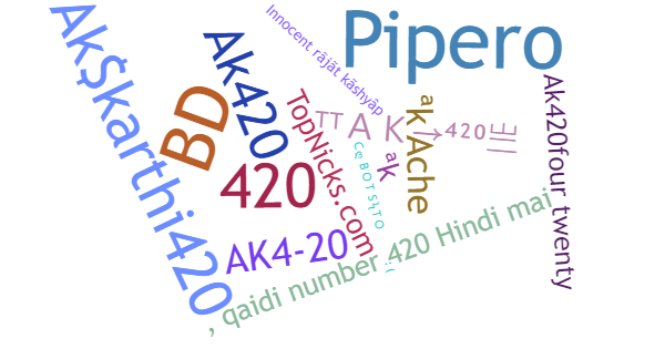 Никнеймы для AK420