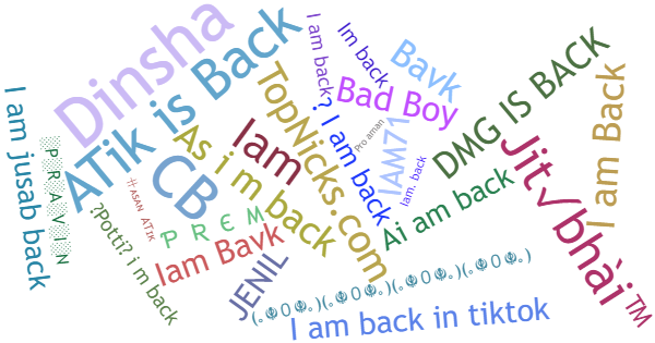 Никнеймы для IamBack